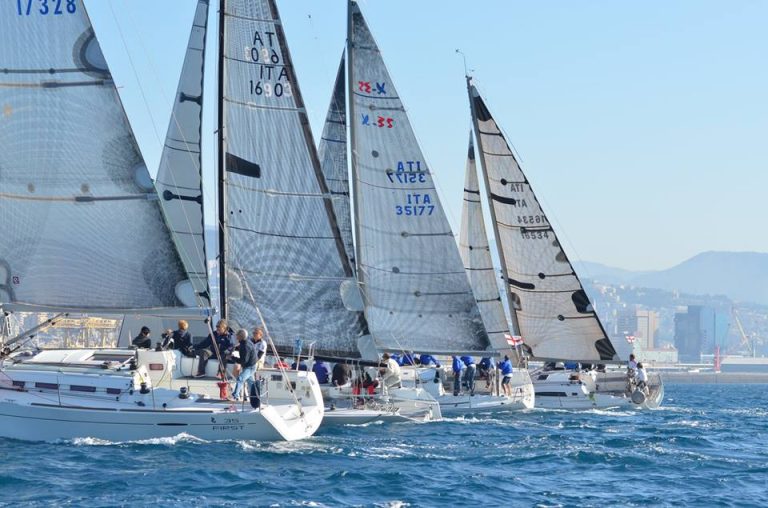 foto linea di partenza campionato della lanterna 2018 a genova